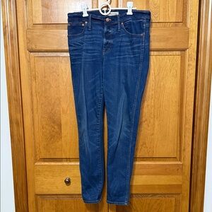 Madewell Dark Blue Skinny Jeans
